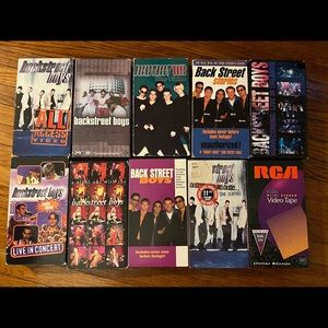 Backstreet Boys VHS video collection
